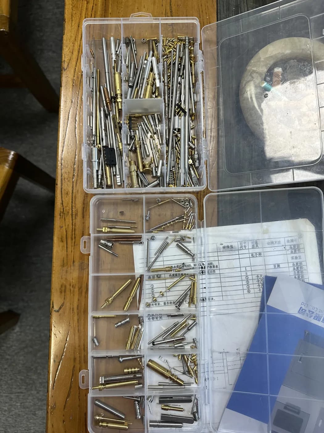 Factory machined sample parts